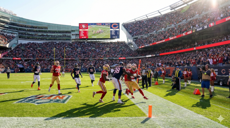 Chicago Bears vs 49ers Match Player Stats