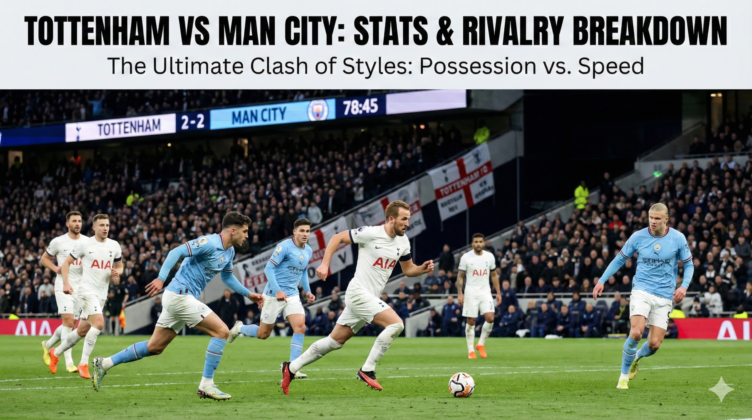 Tottenham vs Man City Stats