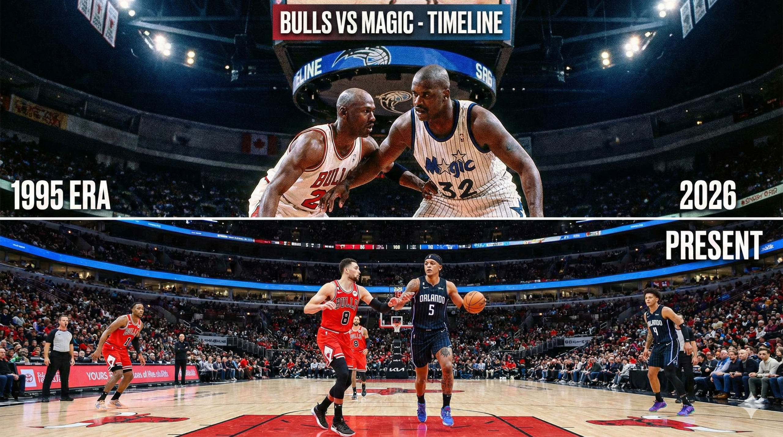 Chicago Bulls vs Orlando Magic Timeline