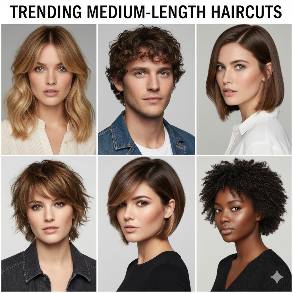 medium length haircuts