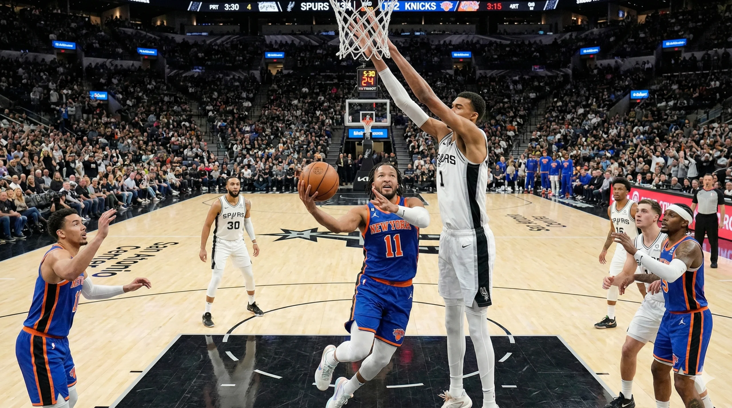 Knicks vs San Antonio Spurs Match Player Stats