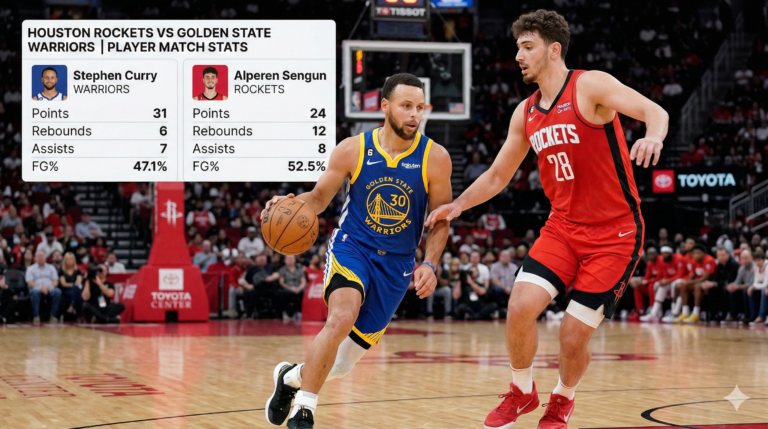 Houston Rockets vs Golden State Warriors Match Player Stats