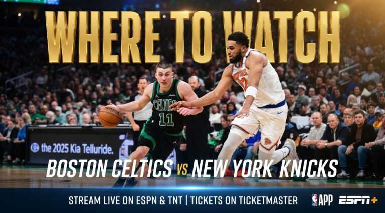 Where to Watch Boston Celtics vs Knicks
