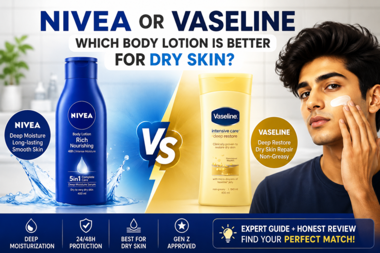 i am a genz man. are nivea body lotions better than vaseline for dry skin?
