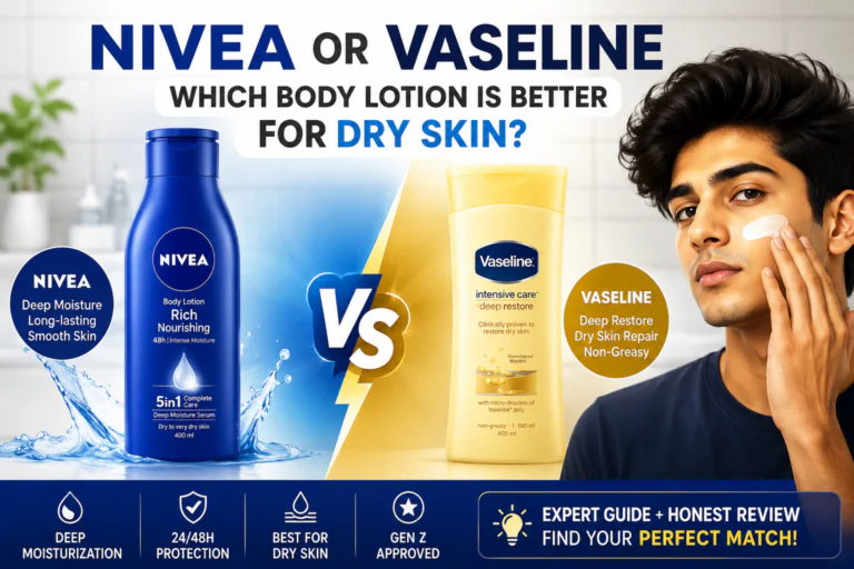 i am a genz man. are nivea body lotions better than vaseline for dry skin?