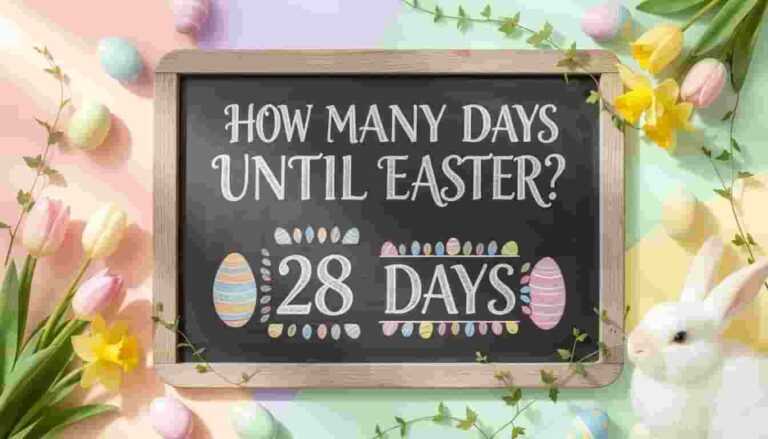 How Many Days Until Easter