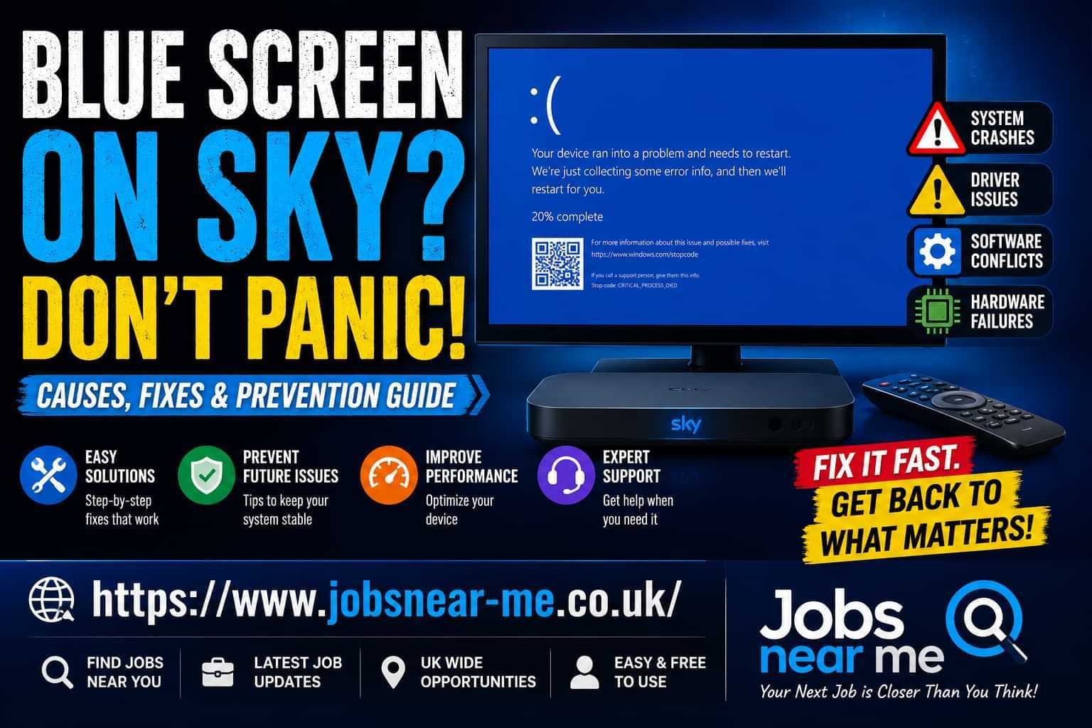 blue screen on sky