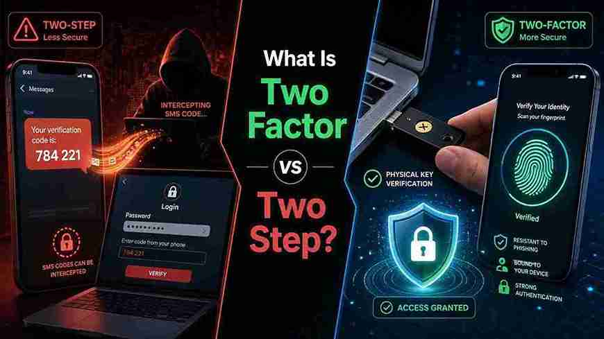 What Is Two Factor vs Two Step