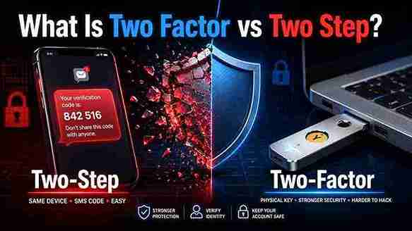 What Is Two Factor vs Two Step
