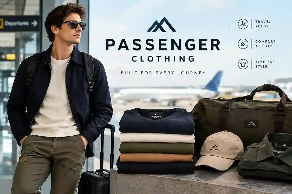 Passenger Clothing travel fashion collection with casual outdoor apparel